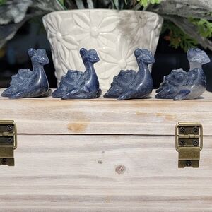 (#1) SOLD ❌️  NEW 1.8" x 1.6" BLUE AVENTURINE LAPRAS